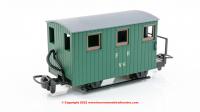 GR-590A Peco Ffestiniog Quarryman Brake Coach - Green - 1 Balcony